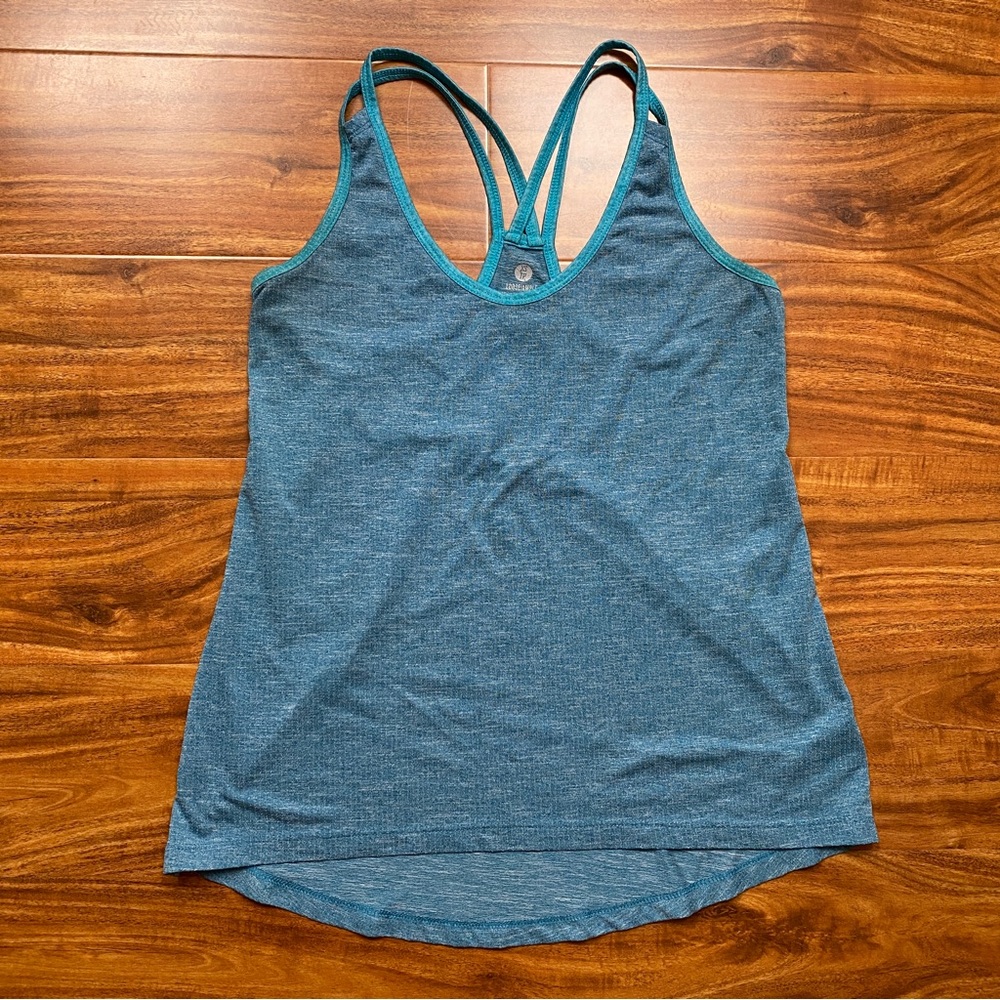 3/$25 Old Navy Women's Blue Strappy Racerback Loose Fit Tank Top XS Gym Running